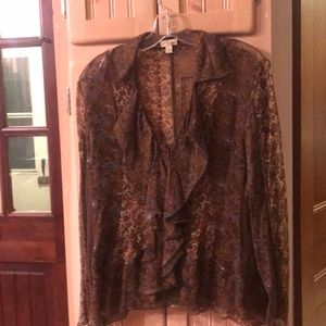 Beautiful JJill Silk Blouse